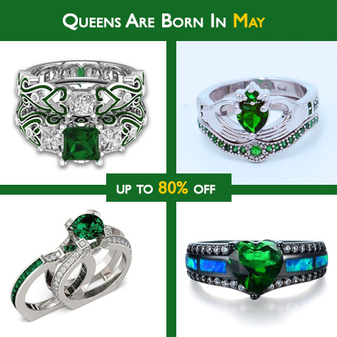 Birthstone rings and jewelry